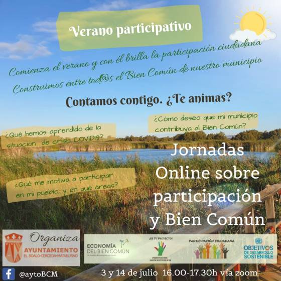Jornadas Online ayuntamiento de Bocema, Participación ciudadana y Bien Común